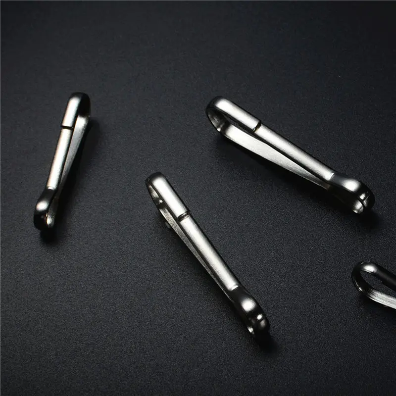 100 шт. пусковой крючок из нержавеющей стали Карабин брелок кольцо Паракорд