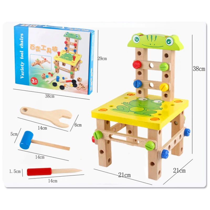 

multifunction nut Disassembling combined toy building blocks DIY screw assembled toys baby ealy Educational toy for children