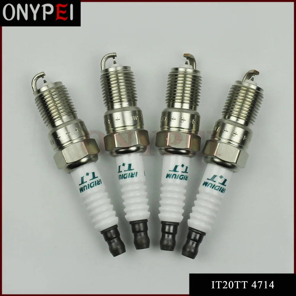 

4pcs/lot Dual Iridium TT Spark Plug IT20TT 4714 For Ford Cadillac Chevy Mazda Mercury IT20TT-4714