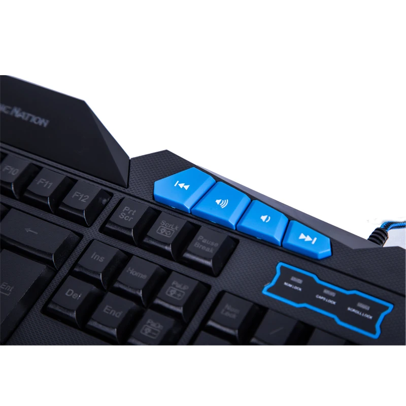 Игровая клавиатура с русской подсветкой компьютерная ussy layouth version проводная USB