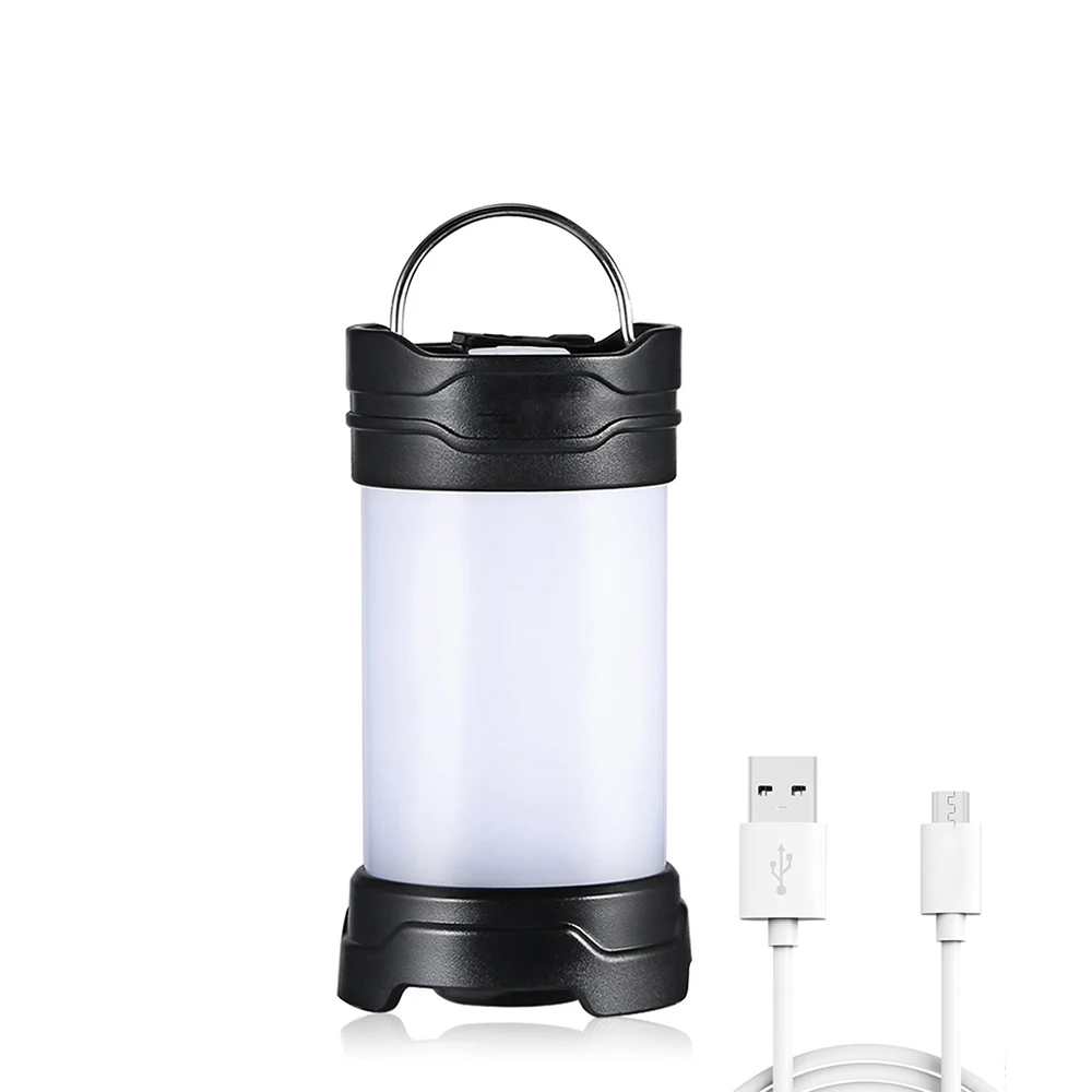USB Перезаряжаемый Кемпинг-светильник 350 лм портативный фонарь-палатка