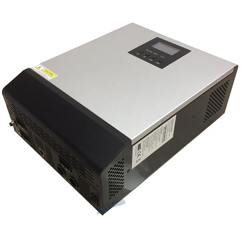 Гибридный солнечный инвертор 3KVA 2400W 24Vdc to 230Vac 50HZ 60HZ с 24V60A MPPT Солнечное зарядное