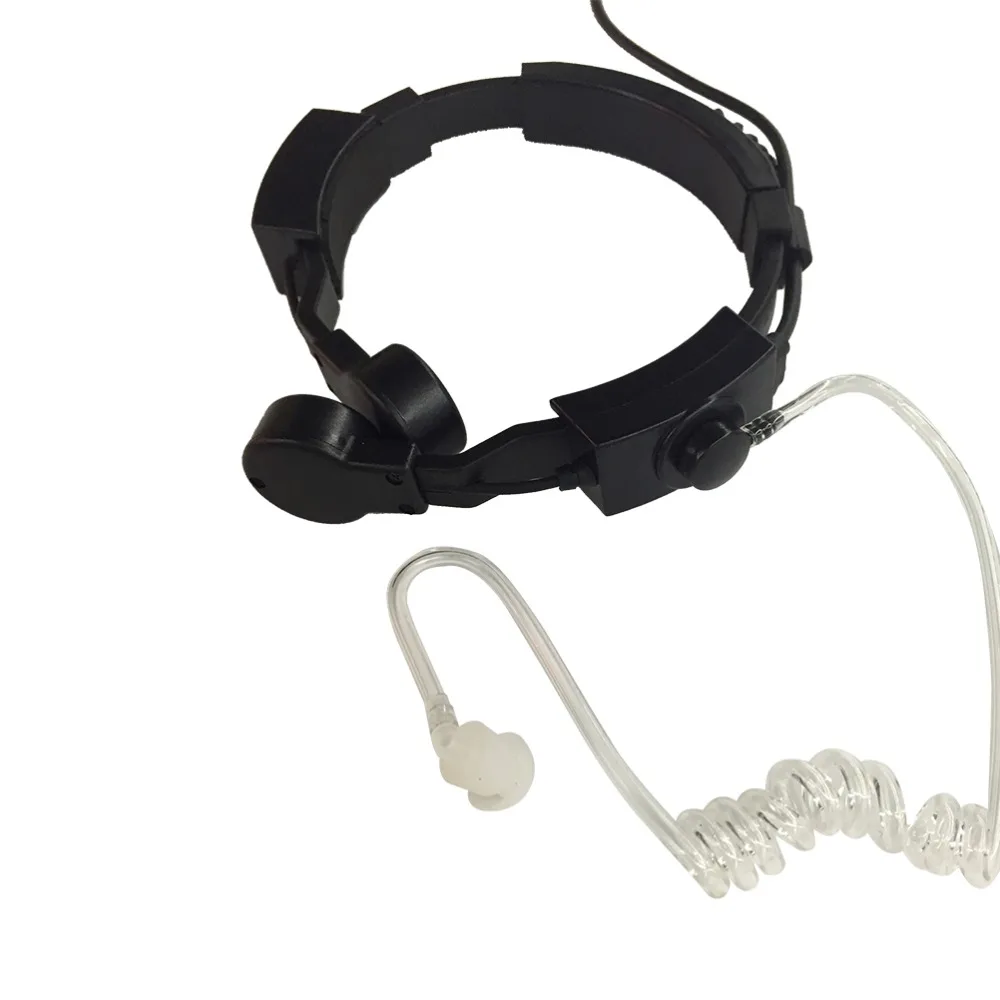 Новое PTT военное полицейское снаряжение горловина Mic Air Tube гарнитура для Kenwood TH-F7