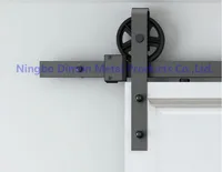 Free Shipping Dimon Black Hanging Wheel Diameter 120mm America Style Hot Sell Nice Model Sliding Door Hardware DM-SDU 7210