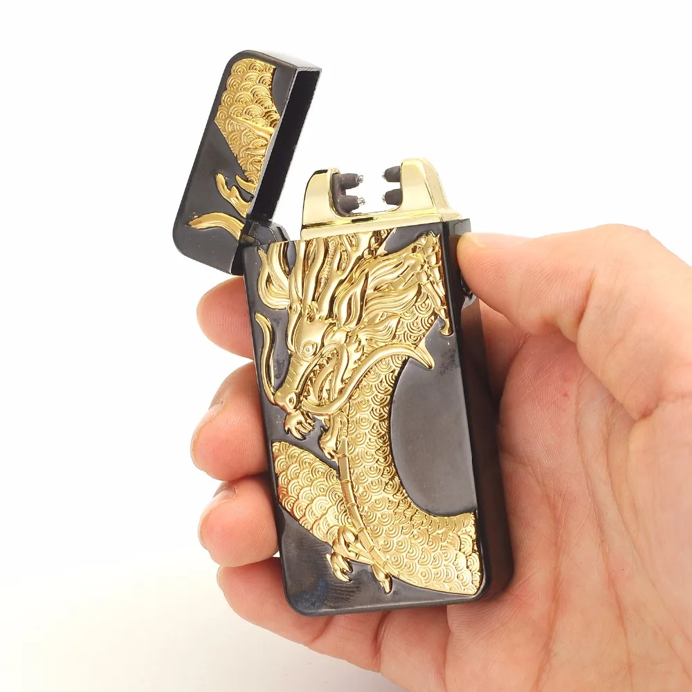 Креативные Плазменные электрические зажигалки с зарядкой от usb для прикуривателя, электронные импульсные зажигалки для табачного дыма