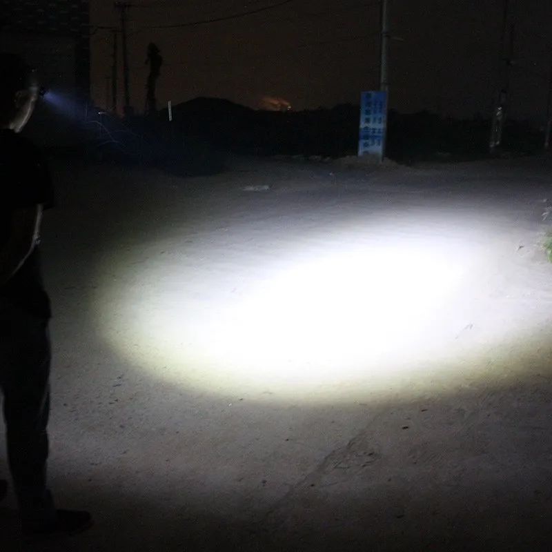 Индуксветильник светодиодный налобный фонарь с регулировкой яркости и