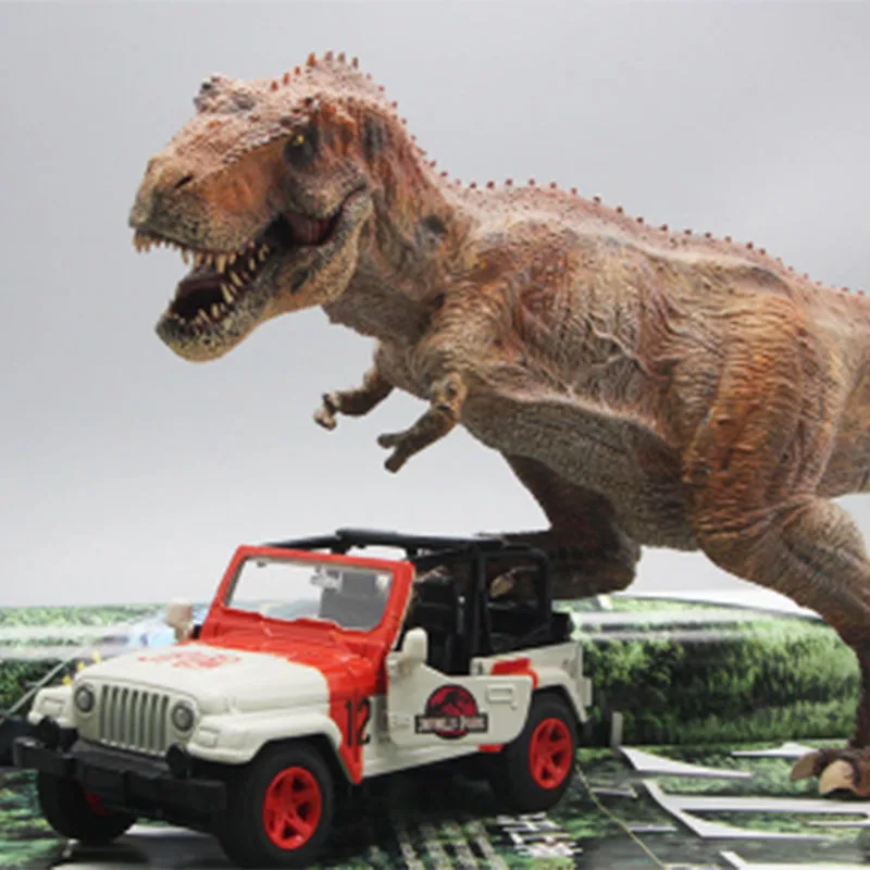1/32 масштаб 15 5 см сплав металл литье под давлением Jeep Wrangler Парк Юрского периода