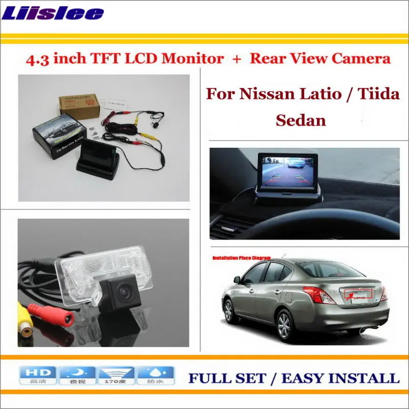 Авто камера для Nissan Latio Tiida седан Резервное копирование Камера 4 3 Цвет ЖК дисплей