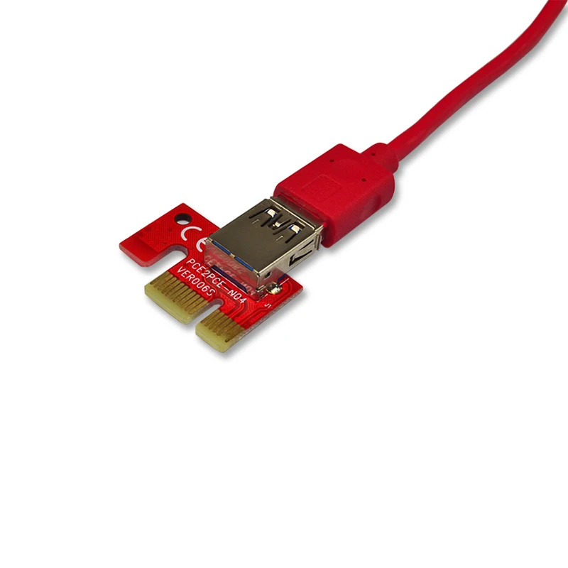 60 см pci-e PCI E Экспресс 1X к 16X riser card + usb 3.0 удлинитель кабеля с SATA питания для Bitcoin Litecoin