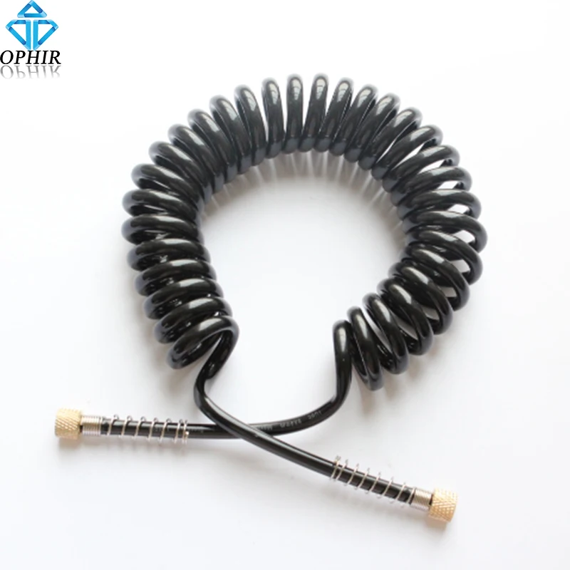 Новый 3м спиральный шланг для аэрографа OPHIR 1/8BSP и воздушного компрессора Hose_AC026|for