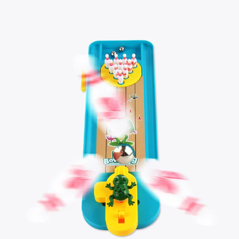 Милая настольная игра для боулинга детский мини шар пальцев игрушка Декор