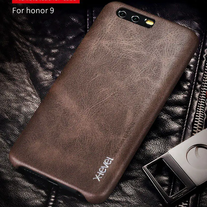 X-Level для huawei P10 P9 Plus/Lite mate 9 Pro Роскошный кожаный чехол для телефона для huawei Honor 9 8 Lite V9 Твердый чехол Honor9 STF L09