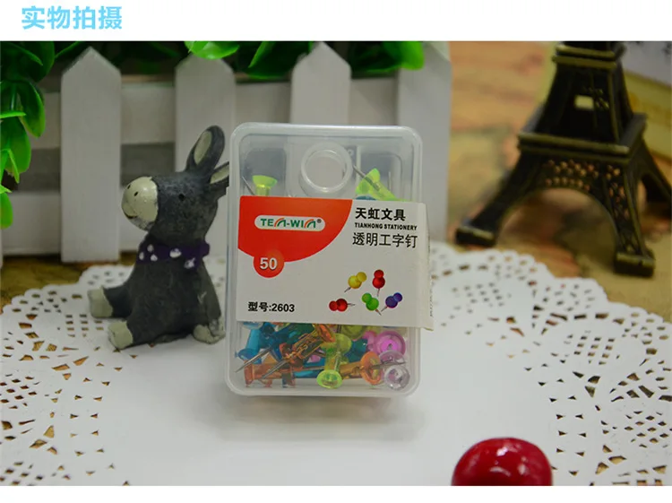50 шт./лот цветные кнопки нажимные булавки карта Pin пробковая доска Thumb Tacks Pushpin Bts канцелярские пуговицы булавки офисные школьные принадлежности