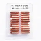 Контактный наконечник для MIG фонарьgun, 40 шт., расходные материалы 0,8 мм, 1,0 мм, 1,2 мм, доступны m6x25мм для MIG сварки