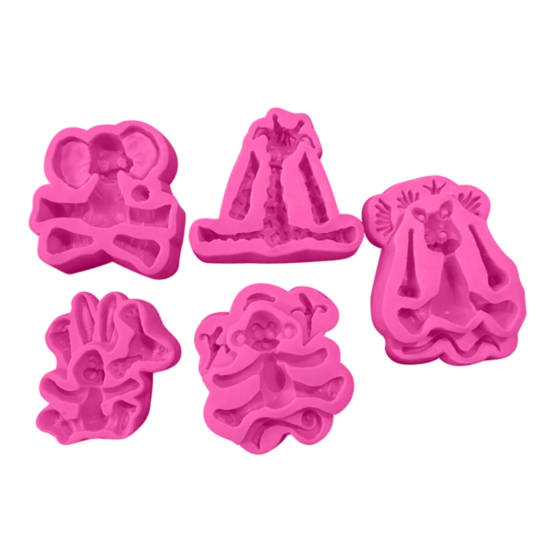 Sugarcraft силиконовая формочка в виде животного помадной формы для украшения тортов