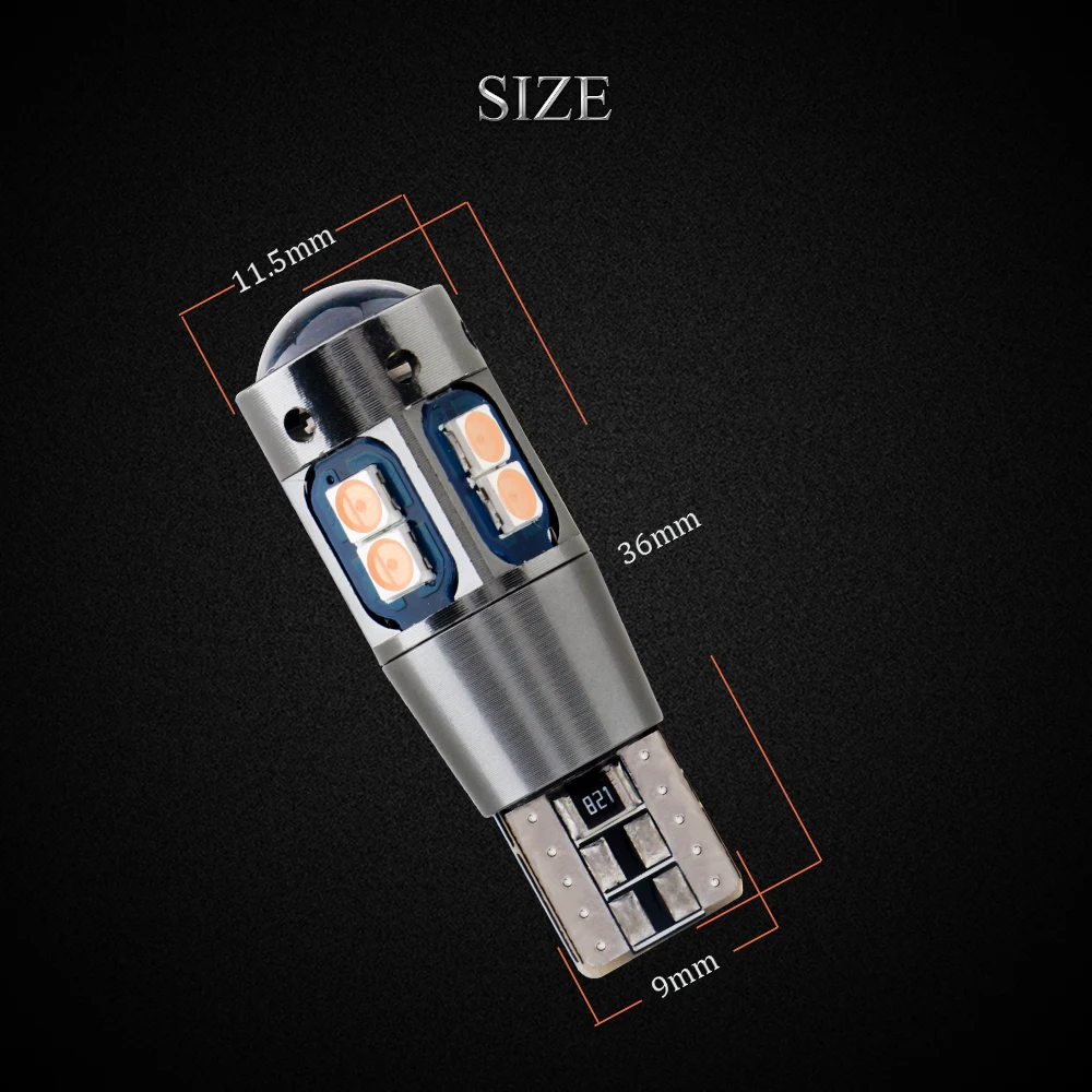 YM E-Bright 4 шт. T10 3030 10 SMD W5W 194 фонарь 168 без ошибок автомобильные лампы DC 12 В белого и