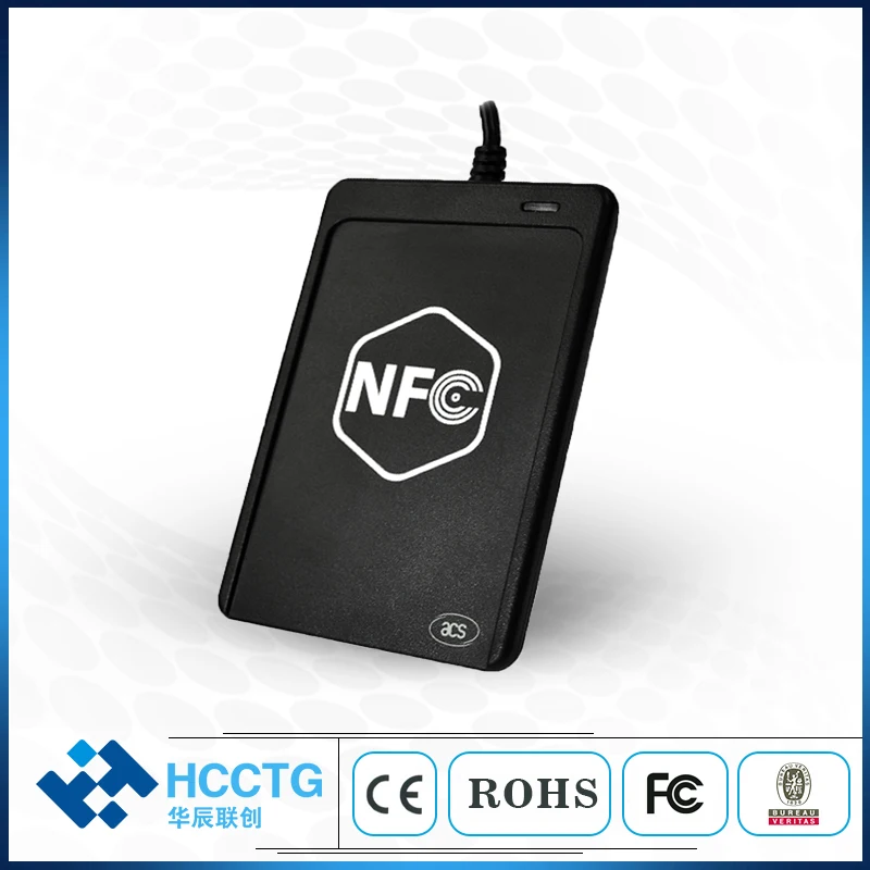 ACS внешний USB Бесконтактный NFC Смарт RFID кардридер записывающее устройство
