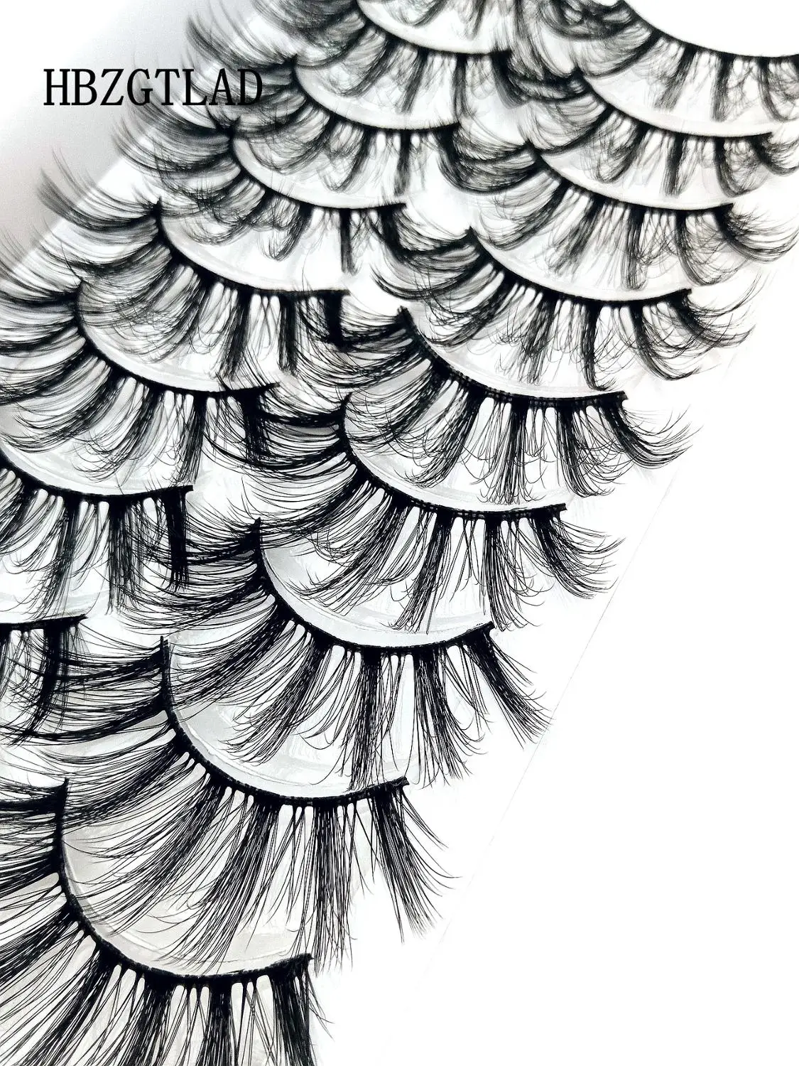 HBZGTLAD 10 pairs natural false eyelashes fake lashes long makeup 3d mink eyelash extension for beauty 88 | Красота и здоровье