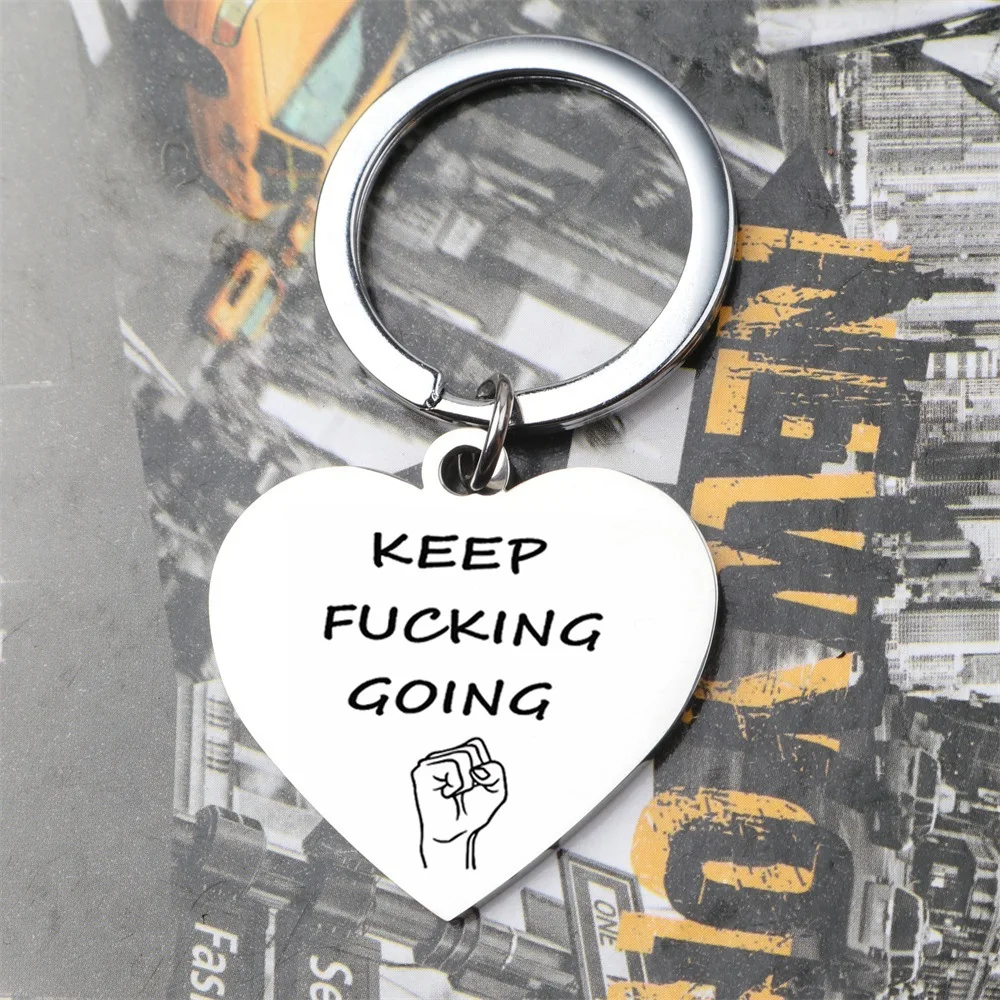 Подарок на день Святого Валентина Забавный брелок ожерелье из нержавеющей стали