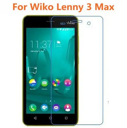 Для Wiko Lenny 3 Max закаленное стекло 9H защитная пленка Взрывозащищенная для крепление