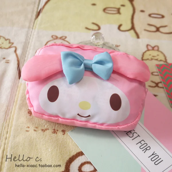 Мультфильм hello kitty My Melody Cinnamoroll pomparin Anpanman портативная складная сумка для багажа дорожные сумки Сумка-тележка для женщин
