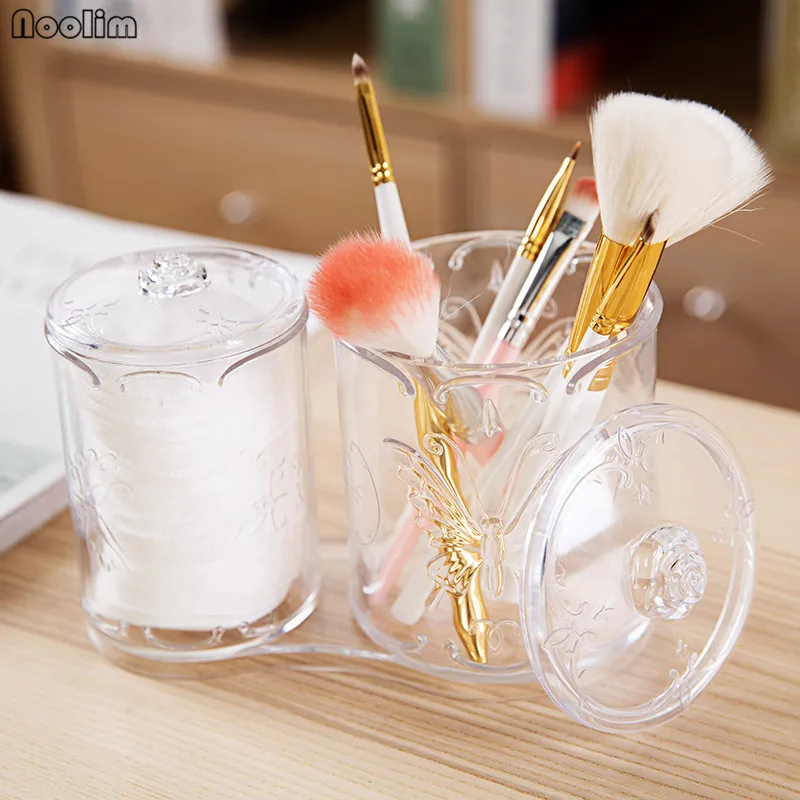 Акриловые ватные палочки для макияжа NOOLIM держатель ватных палочек большой