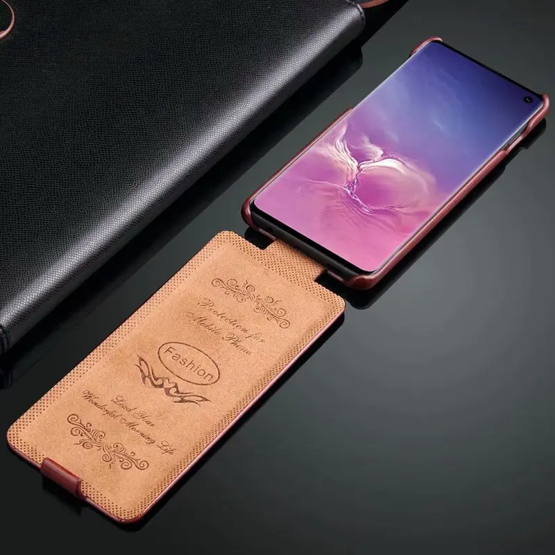 Чехол для samsung S 10 8 9 Plus S7 Edge Роскошный кожаный флип вверх и вниз coque Funda Etui защитный чехол для телефона аксессуары оболочка