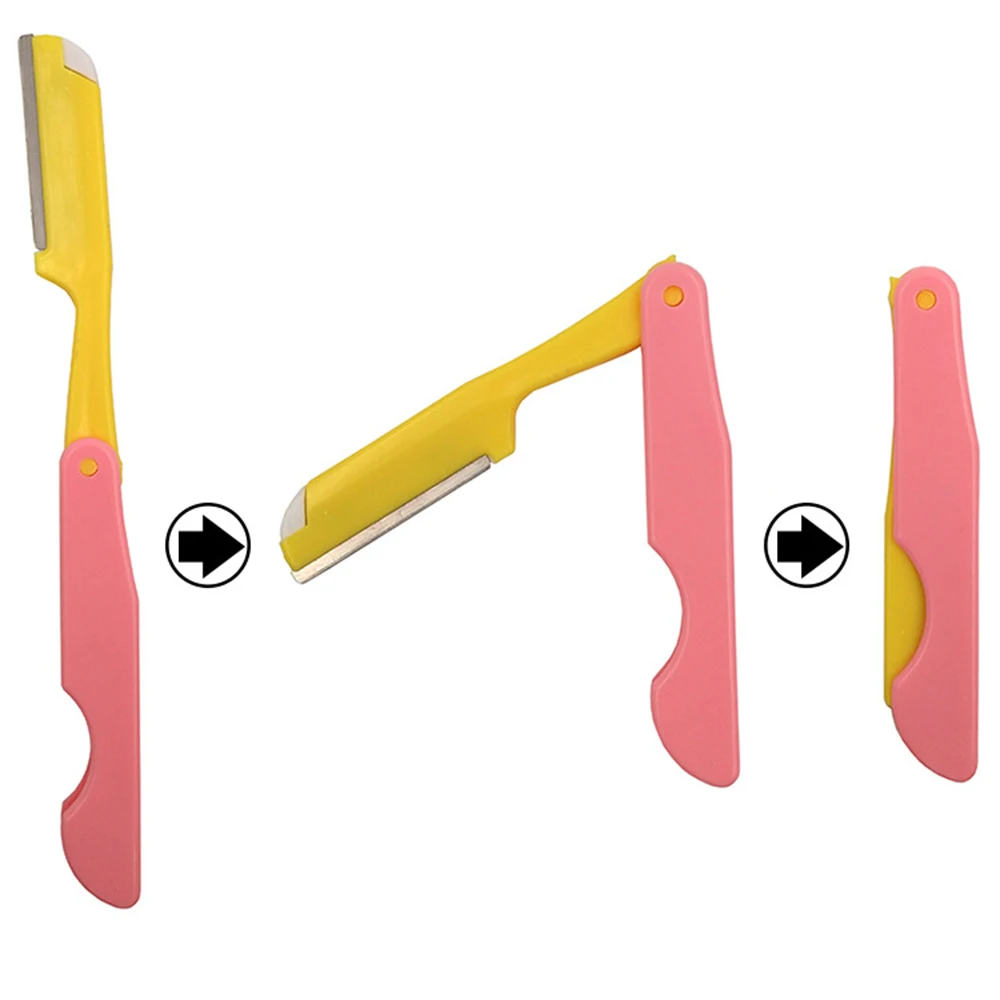 1 шт. складной сменный триммер для бровей Бритва Лезвие Набор удаления лица