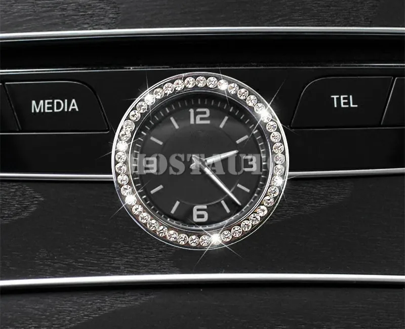 Для Benz E Class W213 Стразы стиль центральная консоль часы рамка отделка крышка 2017 2021 1