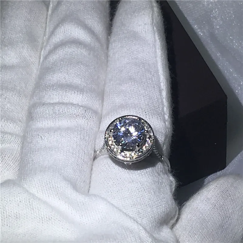 Модные ювелирные изделия ручной работы солитер 5ct камни по месяцу рождения 5А