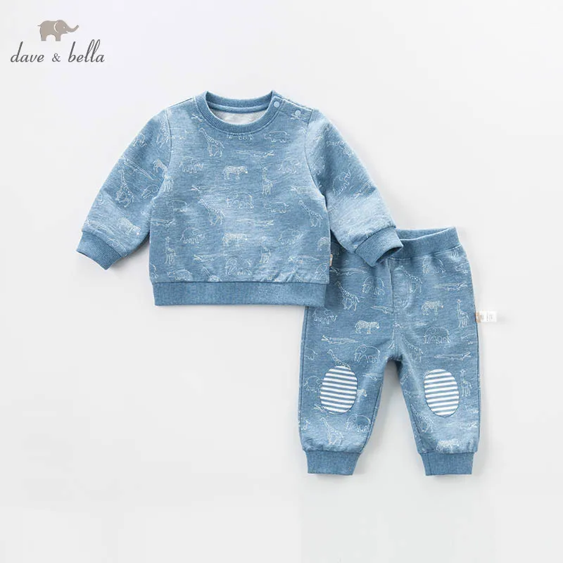 dave bella spring baby boys clothing sets toddler children suit high quality outfits Clothing Suits DBM7320 |