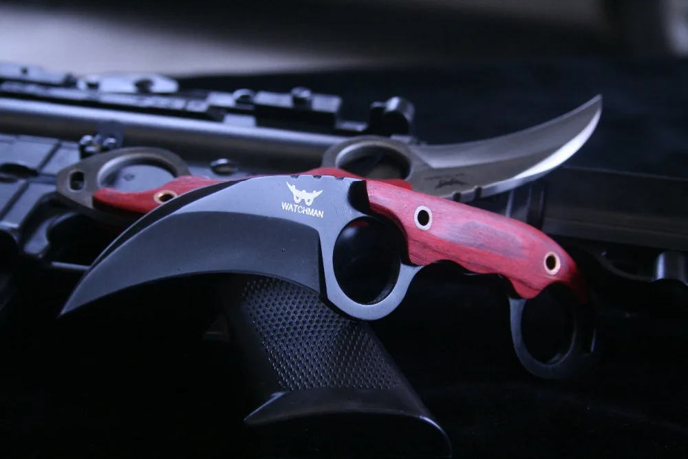 Охотничий нож Karambits с фиксированным лезвием охотничий высокого качества ножи для