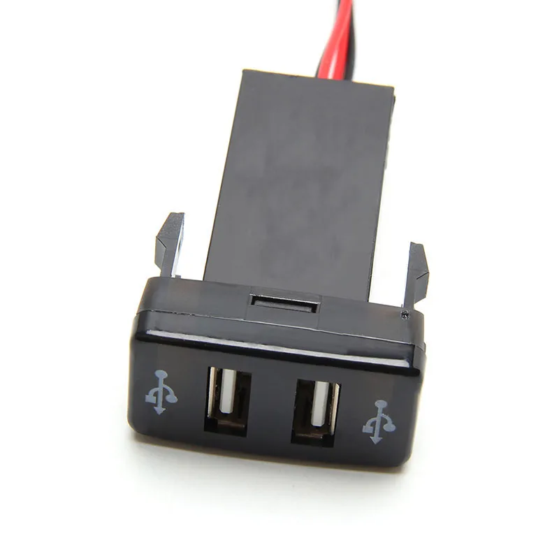 1 шт. Универсальный двойной 2 портовое usb автомобильное Зарядное устройство в
