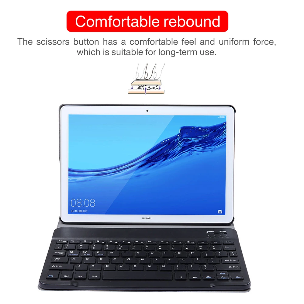 Клавиатура чехол для Huawei MediaPad M5 10 8 Pro CRM AL09 W09 беспроводная клавиатура