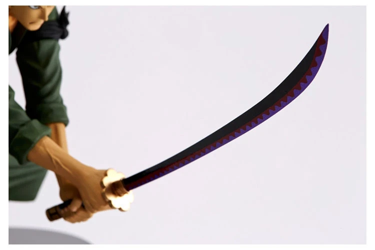 1 шт. решающая версия битвы аниме ророноа Зоро ПВХ фигурка меч катана игрушка 14 см