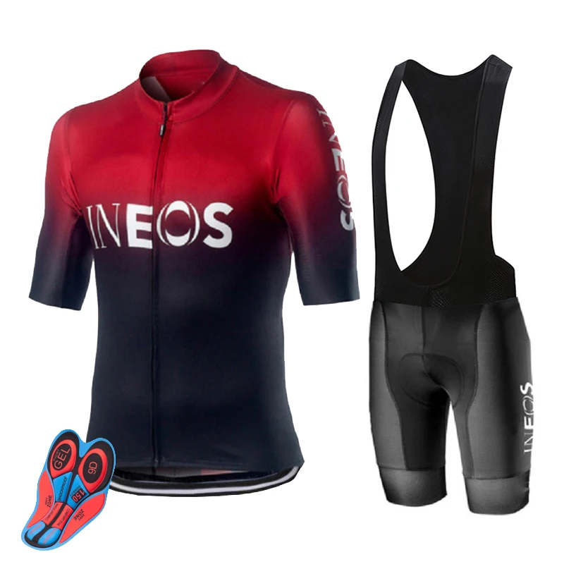 Jerseys and pants Новинка, комплект из Джерси для езды на велосипеде, командный гоночный спортивный велосипед, Мужская одежда для велосипеда, короткие велосипедные Джерси - Цвет: Jerseys and pants