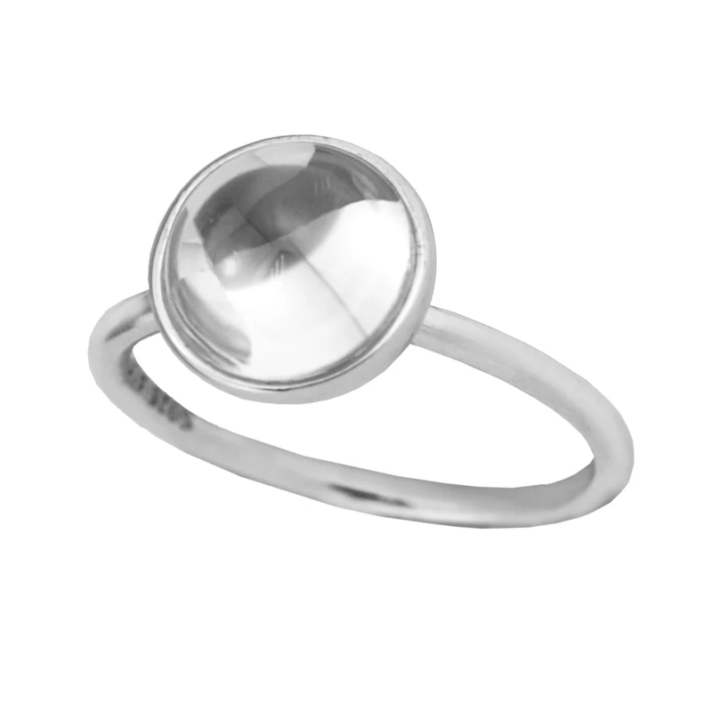 Poetic Droplet Rings with Clear CZ 100% Authentic 925 Sterling Silver Jewelry Free Shipping FLR077C | Украшения и аксессуары