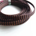 5M 10 мм проволочная сетка защита для радиоуправляемого автомобиля квадрокоптера проводка плетеная ПП + ПЭТ расширяемая Автомобильная проволока кабельный сальник высокой плотности