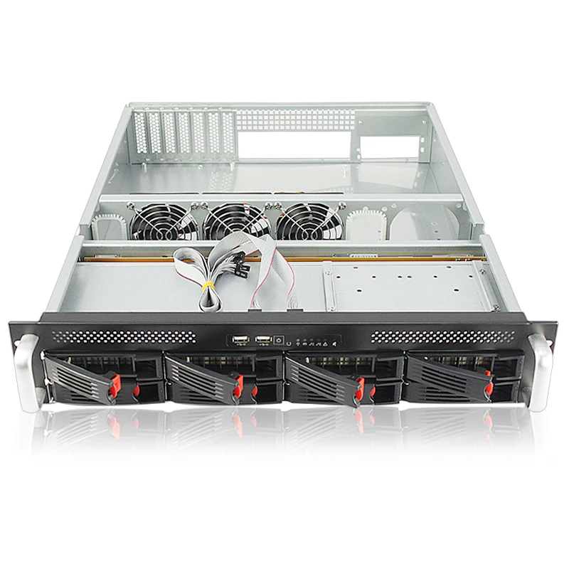 Корпус для серверного компьютера 8 HDD дисков 2 u550mm чехол 550 мм|server computer case|computer