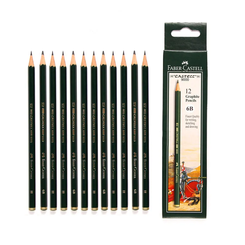 Карандаш FABER CASTELL 9000 профессиональный карандаш для рисования 12 шт. импорт