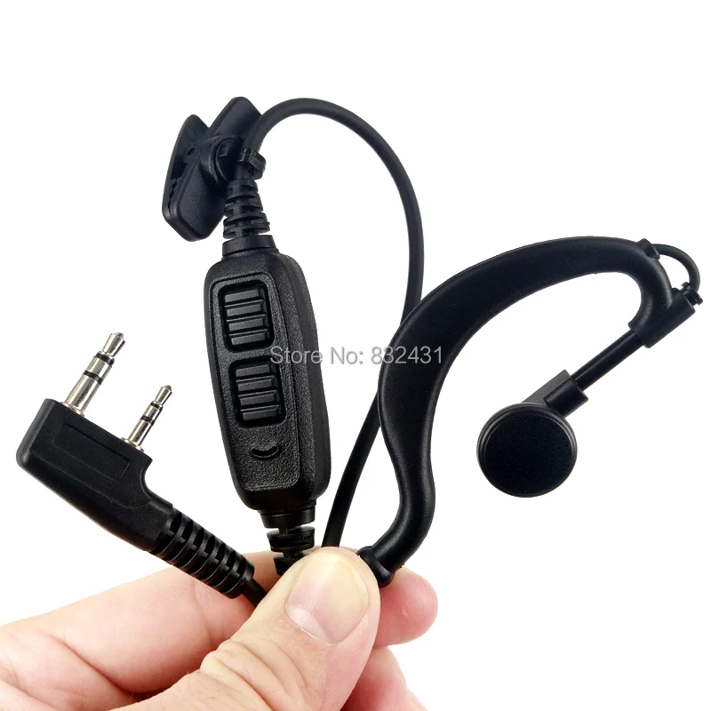PTT двойная гарнитура наушник микрофон для BAOFENG UV 82 UV82L 89 UV8D рация двухсторонняя