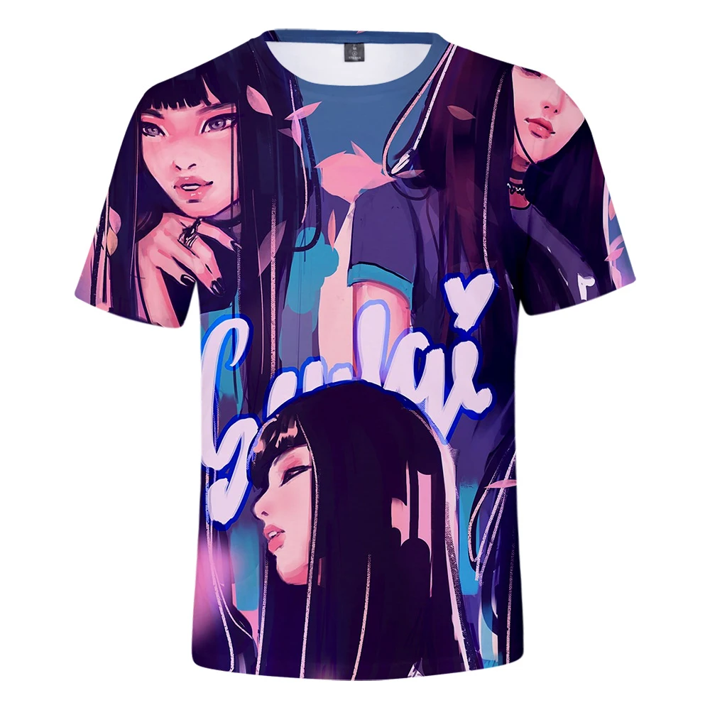 Мужская футболка из полиэстера и хлопка с коротким рукавом 3d принтом|Футболки| |