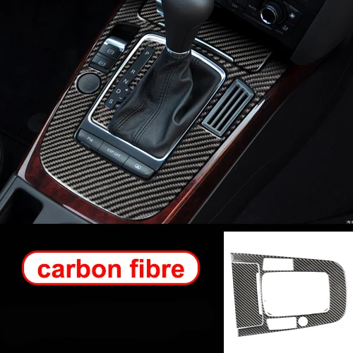 Control Gear F Для Audi A4 B8 A5 Q5 аксессуары для интерьера углеродное волокно Автомобильный Центр управления шестерней панель переключения передач декоративная наклейка покрытие для автомобиля Стайлинг - Название цвета: Control Gear F