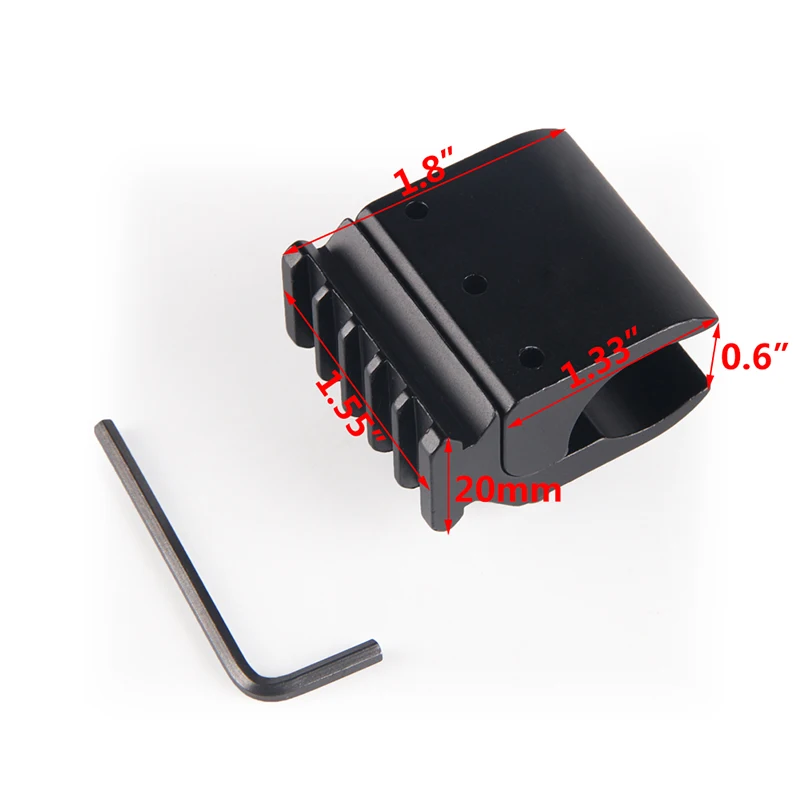 20 мм лазерный прицел База крепление фонарика планка Вивера Базовый адаптер для