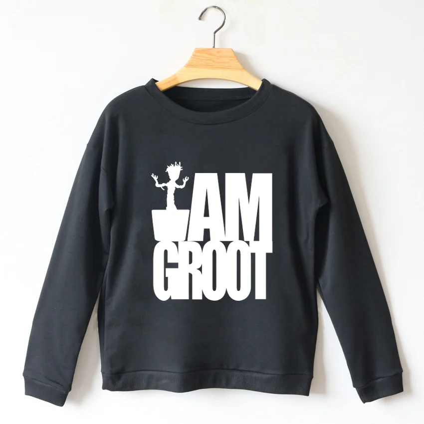 2017 Fashion Hoodies Women Sweatshirts Casual Letters Print Long Sleeve Black Pullovers Loose tops Female Sweatshirt | Женская одежда