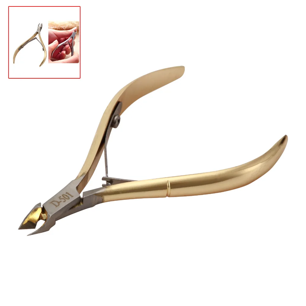 2 шт./лот кусачки для кутикулы из нержавеющей стали маникюрные плоскогубцы резак