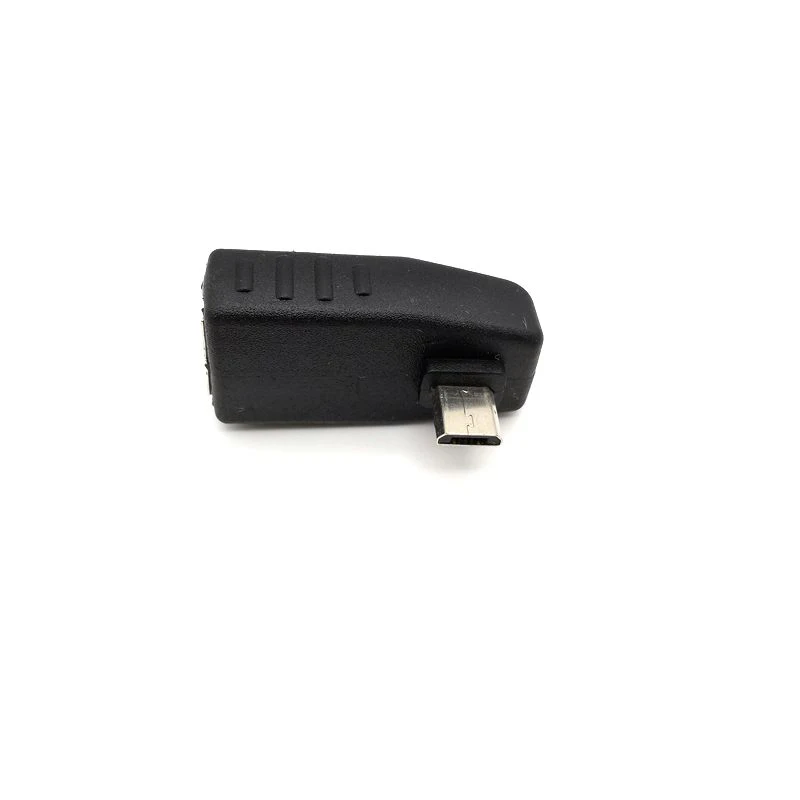 1 шт. автомобильный адаптер Micro USB папа к гнездовой поворот влево конвертер MP3 OTG HOST