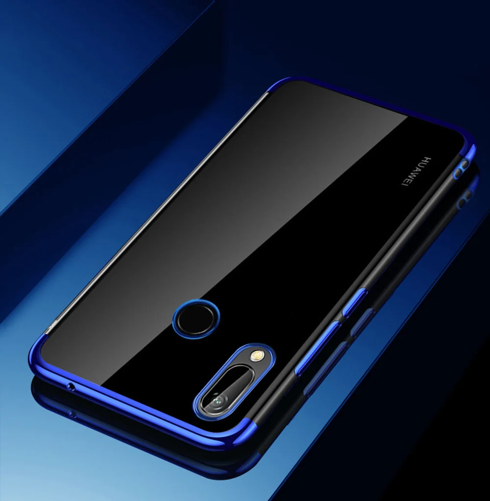 Силиконовый чехол для huawei Honor 8a Pro, чехол-бампер, противоударный, прозрачный, TPU, тонкий чехол для huawei Y6 Y 6 Pro Prime, чехол