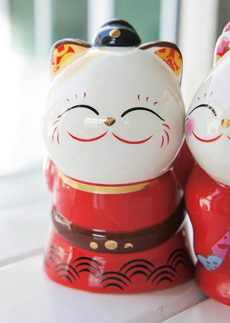 2 шт./компл. свадебные коробочки для конфет lucky cat керамические кошачьи Коты на