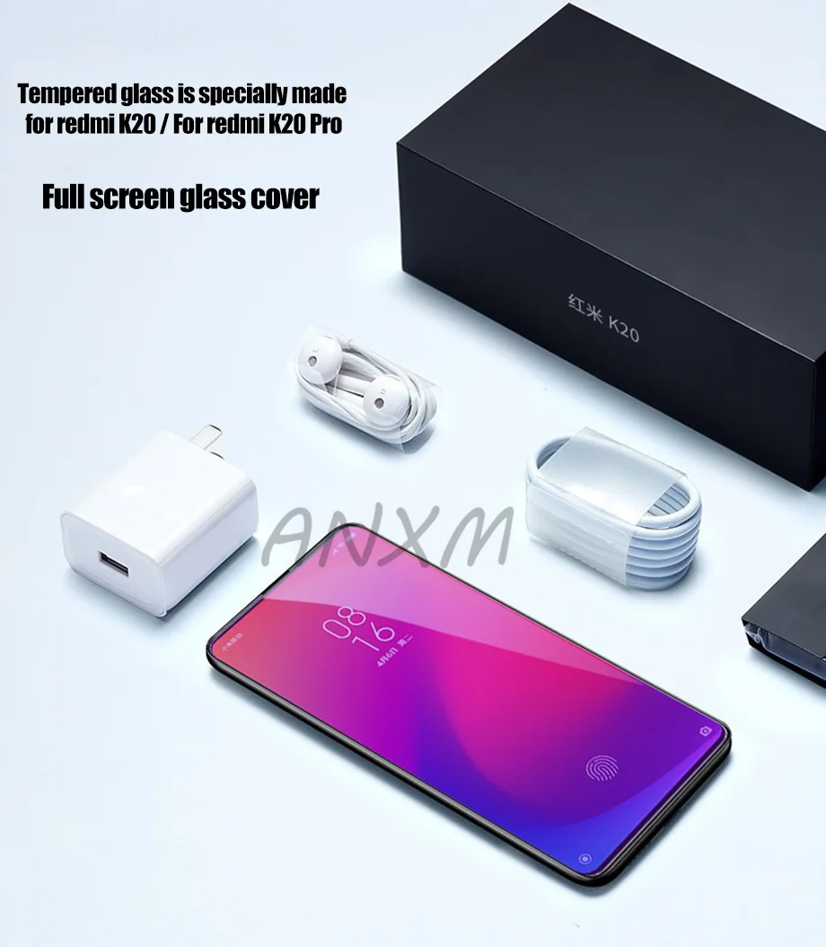 2 шт./лот 9H закаленное стекло для Xiaomi Redmi K20 Pro защита экрана полное покрытие стекло для Xiaomi Redmi K20 профессиональная защитная пленка
